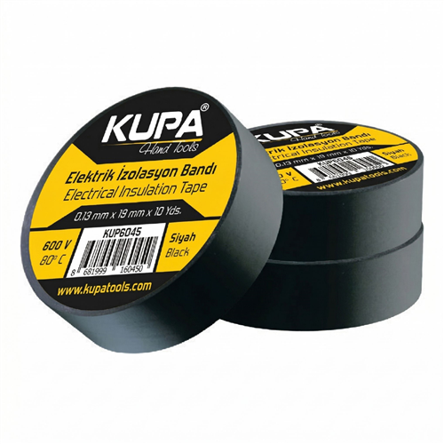 KUP10 ELEKTRİK BANT SİYAH 6 MT